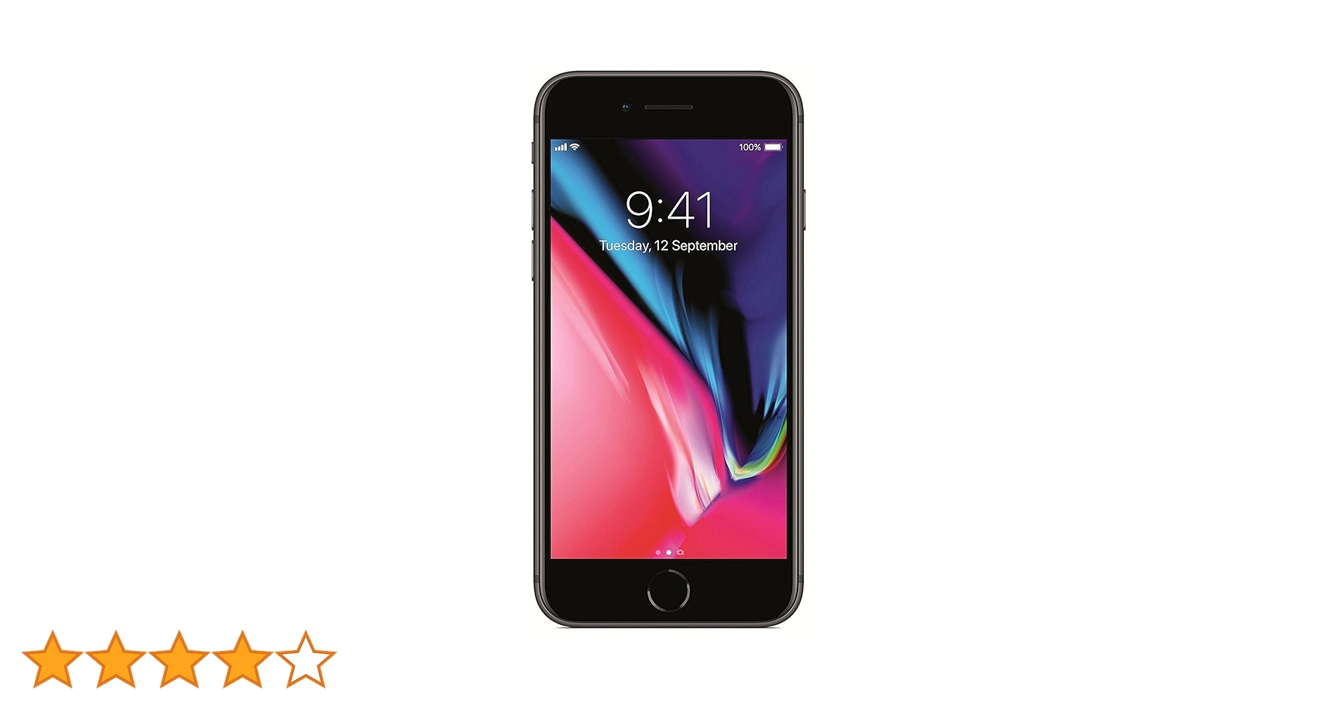 Apple iPhone 8, 64GB, Space Gray - Fully Unlocked (Renewed